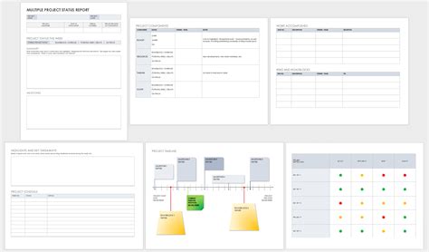Free Multiple Project Tracking Templates Smartsheet
