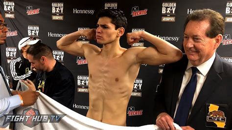 RYAN GARCIA STRIPS DOWN RE WEIGHS IN TO MAKE WEIGHT FOR VELEZ FIGHT YouTube