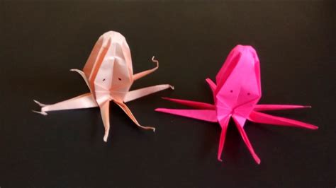 Paper Octopus Craft Origami Octopus How To Make A Paper Octopus