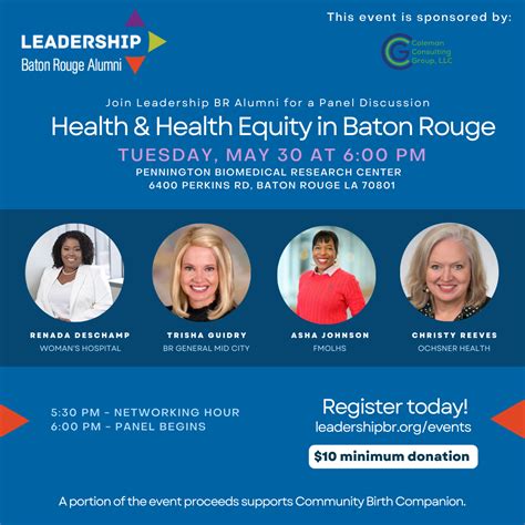 Leadership Baton Rouge Alumni Forwardbr Health And Health Equity In