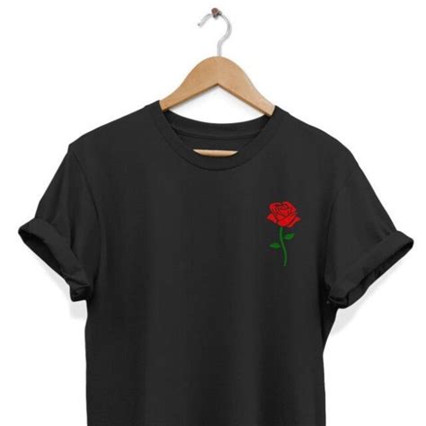 Cool Rose T Shirt Tumblr Tee Streetwear Hypebeast Clothing Unisex