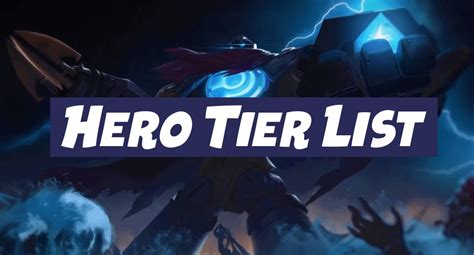 This is a tier list for all heroes in mla. Mobile Legends April 2020 Tier List | GamingonPhone