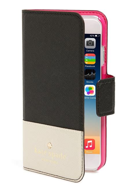 A phone case is just one of those accessories that need to be handy to serve their purpose, but must also look great to complement your style. Kate Spade kate spade new york 'cedar street' iPhone 6 ...