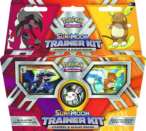 Buy Pokémon Tcg Sun And Moon Trainer Kit Lycanroc And Alolan Raichu Card