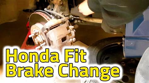 Honda Fit Front Brake Replacement Youtube