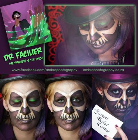 Gorgeous Dr Facilier Makeup From Princess And The Frog Maquillaje