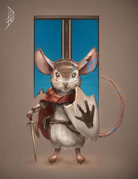 Artstation Mouse Knight Character Art Knight Artwork