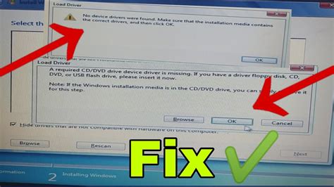 No Device Drivers Were Found On Windows 7 Installation Fix Issue Ll