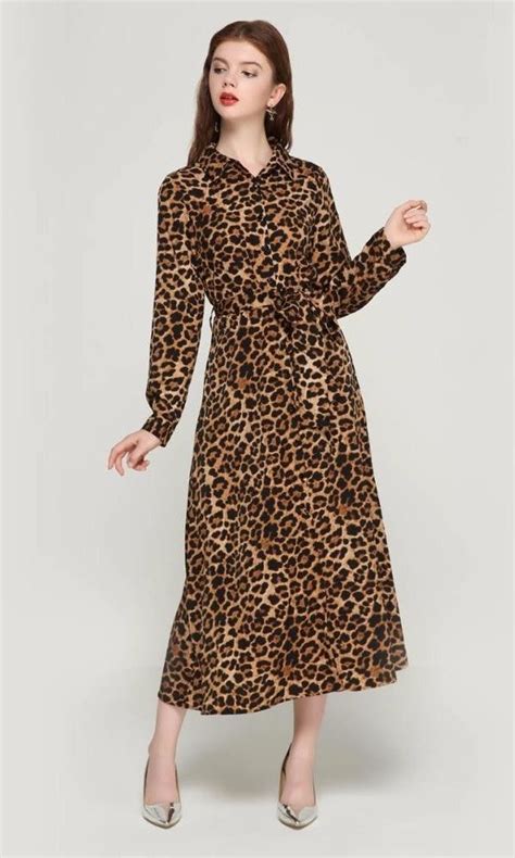 Trending Leopard Print Outfits Leopard Print Dress Print Dress