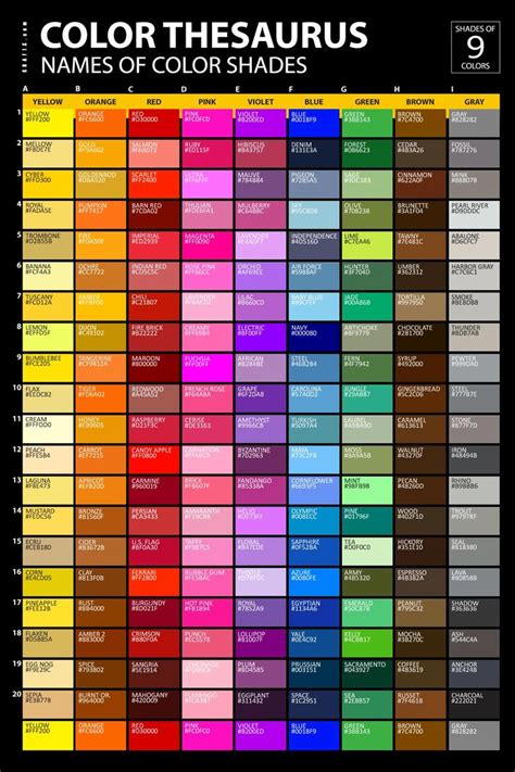 7 Best Color Names Images On Pinterest Color Names Coloring Wallpapers Download Free Images Wallpaper [coloring837.blogspot.com]