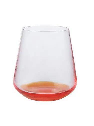 Bohemia Crystal Crystal Siesta Whiskey Glass 400 Ml Set Of 6 Orange Base At Rs 2489