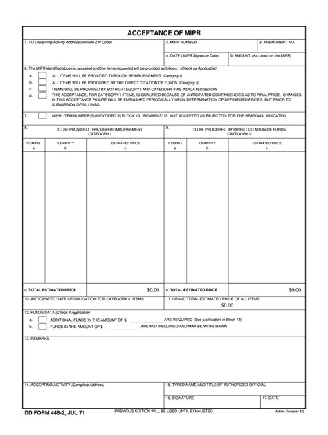 Dd Form 448 2 Fillable Fill Out And Sign Online Dochub