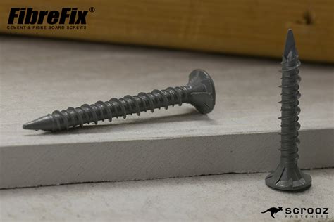 8g X 42mm Fibrefix Cement Board Screws Pack 100