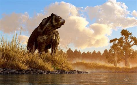 Short Faced Bear Digital Art By Daniel Eskridge