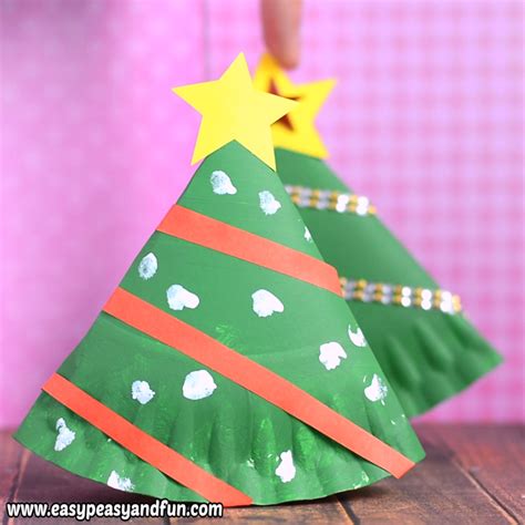 Make A Festive Rocking Paper Plate Christmas Tree Craft A