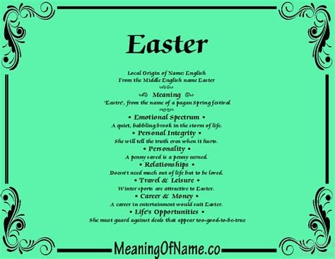 Easter 2021 will be observed on sunday, april 4! Easter - Meaning of Name