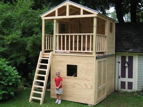 Bekkers 2 Story Shed Playhouse Plans