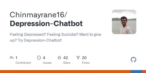 Github Chinmayrane16depression Chatbot Feeling Depressed Feeling