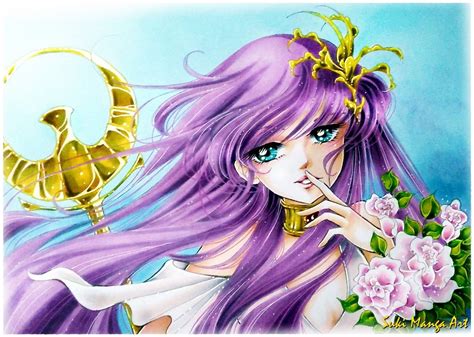 Saori Kido As Athena From Saint Seiya By Suki Manga Art Manga Art