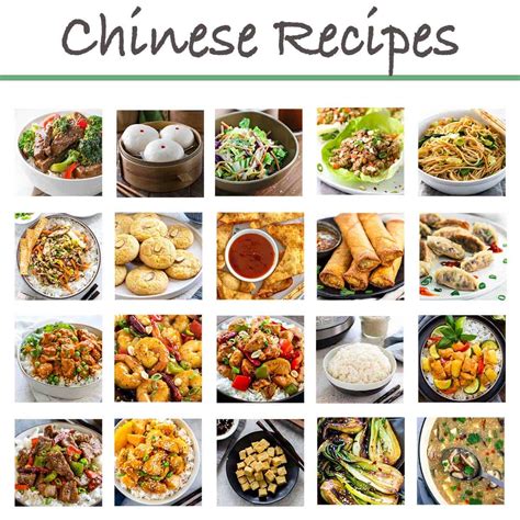 Traditional Chinese Food Recipes