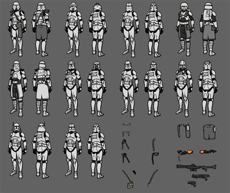Clone Trooper Base Pack 20 By Smacksart Sith Armor Clone Trooper Armor Mandalorian Armor