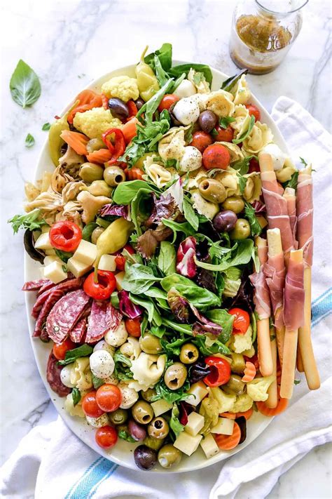 The word antipasto literally translates to appetizer. How to Make an Awesome Antipasto Salad Platter @FoodBlogs ...