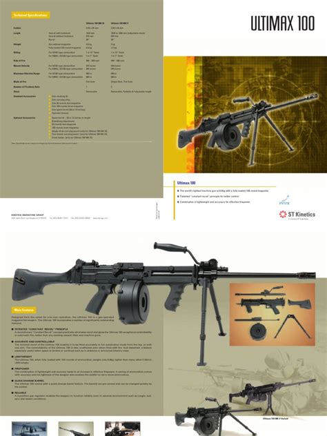 Ultimax 100 Pdf Machine Gun Ammunition