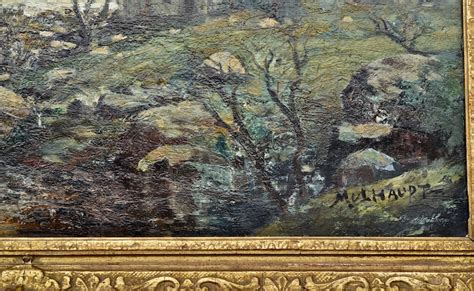 oil on board landscape by frederick j mulhaupt renaissance antiques