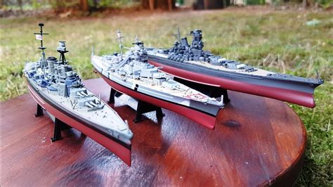 World War Ii Historical Ship Models Yamato Hood And Bismarck Youtube