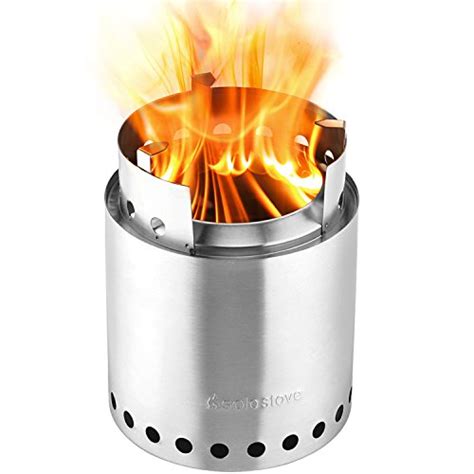 Eleloveph wood burning portable camping stove. Solo Stove Campfire - 4+ Person Compact Wood Burning Camp ...