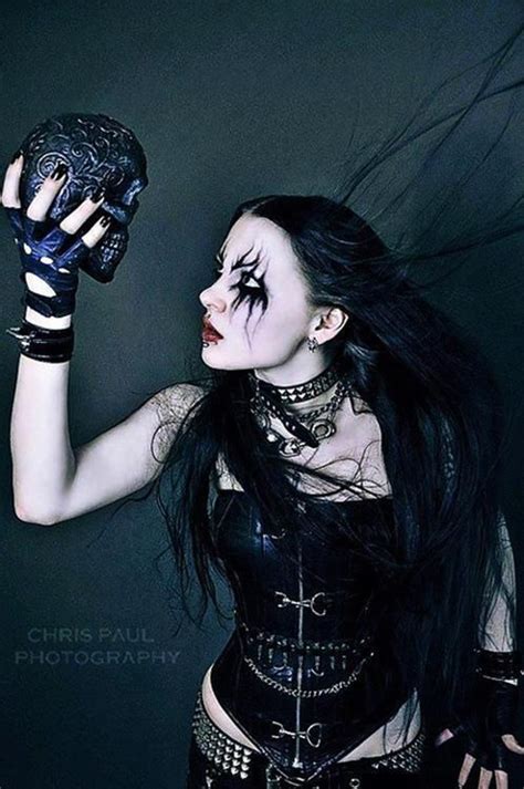 Corpse Paint Gothic And Skull Image Black Metal Girl Metal Girl