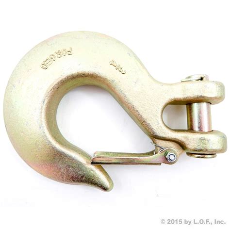 Red Hound Auto Forged Alloy Clevis Safety Slip Hook With Latch Tow
