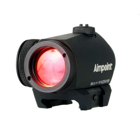 Aimpoint Micro H 1 Red Dot 4 Moa Sight Black 11910 Bbqguys