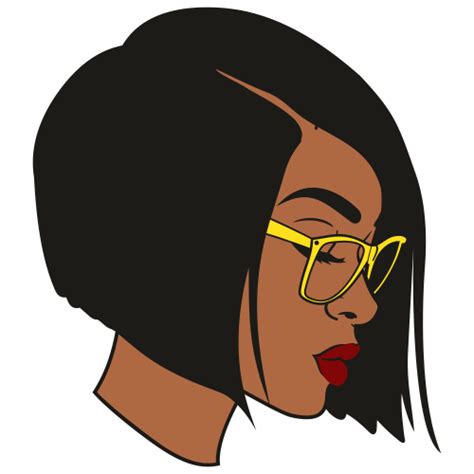 Afro Women Short Hair Svg Afro Woman Svg Black Girl Logo Black