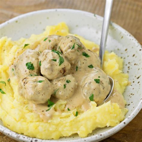 Swedish Meatballs With Homemade Sauce Life Made Simple
