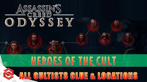 Heroes Of The Cult All Kosmos Cultists Clue Locations In Assassin S