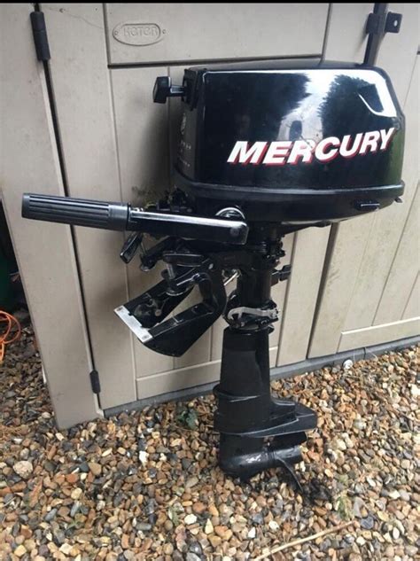 Sold Sold Mercury 6hp Short Shaft 4 Stroke Outboard With Carry Bag In