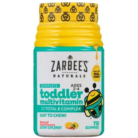 2 Pack Zarbees Naturals Toddler Complete Multivitamin Easy Chew