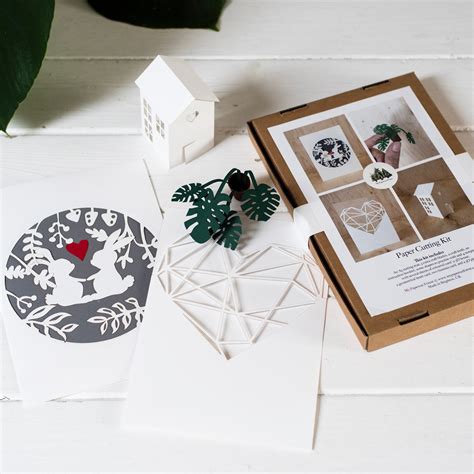 Diy Craft Kit Paper Cutting Paper Craft Kit For Adults No Etsy Ireland