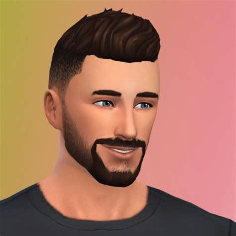Sims 4 Male Maxis Match Curly Hair Bxeclouds