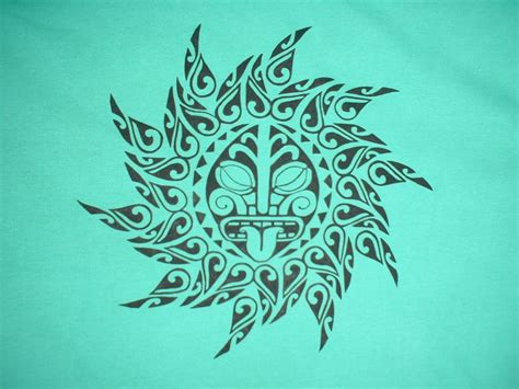 Polynesian Sun Design Sun Designs Sun Tattoo Polynesian