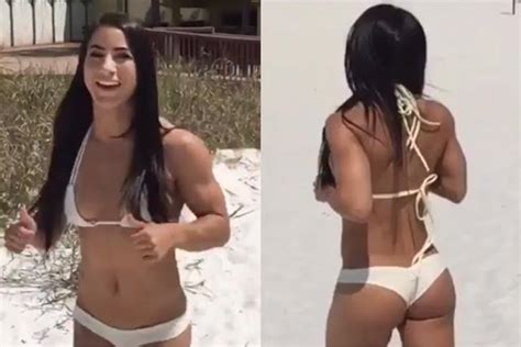 UFC Tecia Torres Films Baywatch Style IG Video ForTheBros Page Of