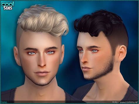 Alessos Anto Darko Hair Sims 4 Hair Male Sims 4 Sims