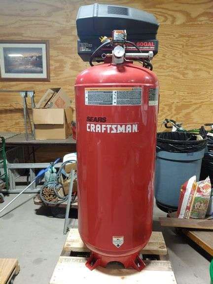 Craftsman 6hp 60gal Air Compressor W Yoder Auction