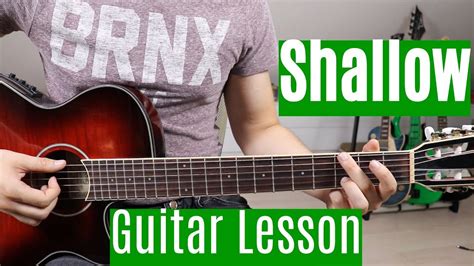 Shallow Lady Gaga Bradley Cooper Guitar Lesson Tutorial How To 43400 Hot Sex Picture