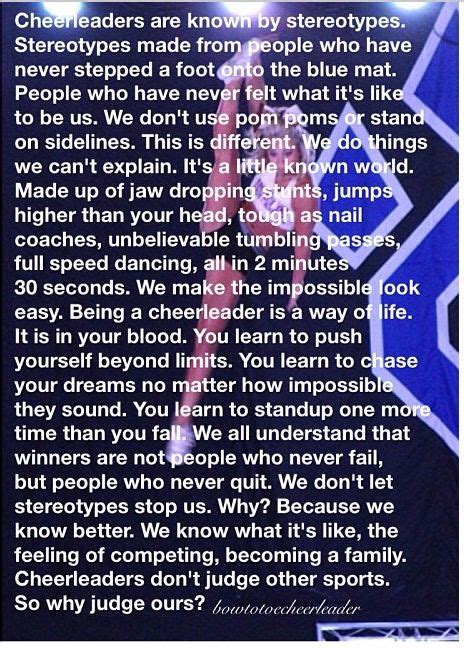 List 15 wise famous quotes about cute competition cheer: Competitive Cheerleading Quotes. QuotesGram