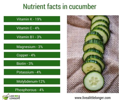 Cucumber Nutrition Facts And Benefits Nutrition Pics