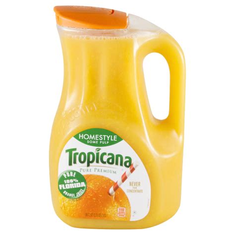 Tropicana Orange Juice No Pulp Ph