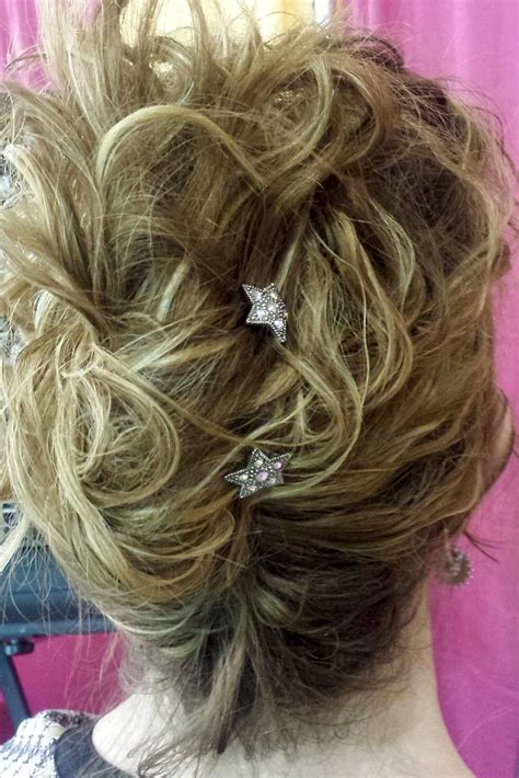 Star U Pins Sparkle And Shine In A Tails Up French Twist Hairstyle
