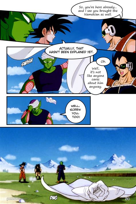 Dragon ball z abridged is an abridged series of dragon ball z created by team four star, which ran from 2008 to 2019.the series quickly set itself apart from others of its kind for featuring a super group of abridged series content creators, and is far and away one of the most popular on the internet. DragonBall Z Abridged: The Manga - Page 054 by penniavaswen on DeviantArt